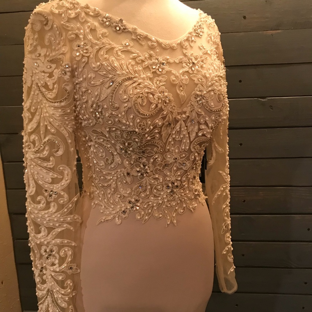Terani Couture Beaded Wedding Dress